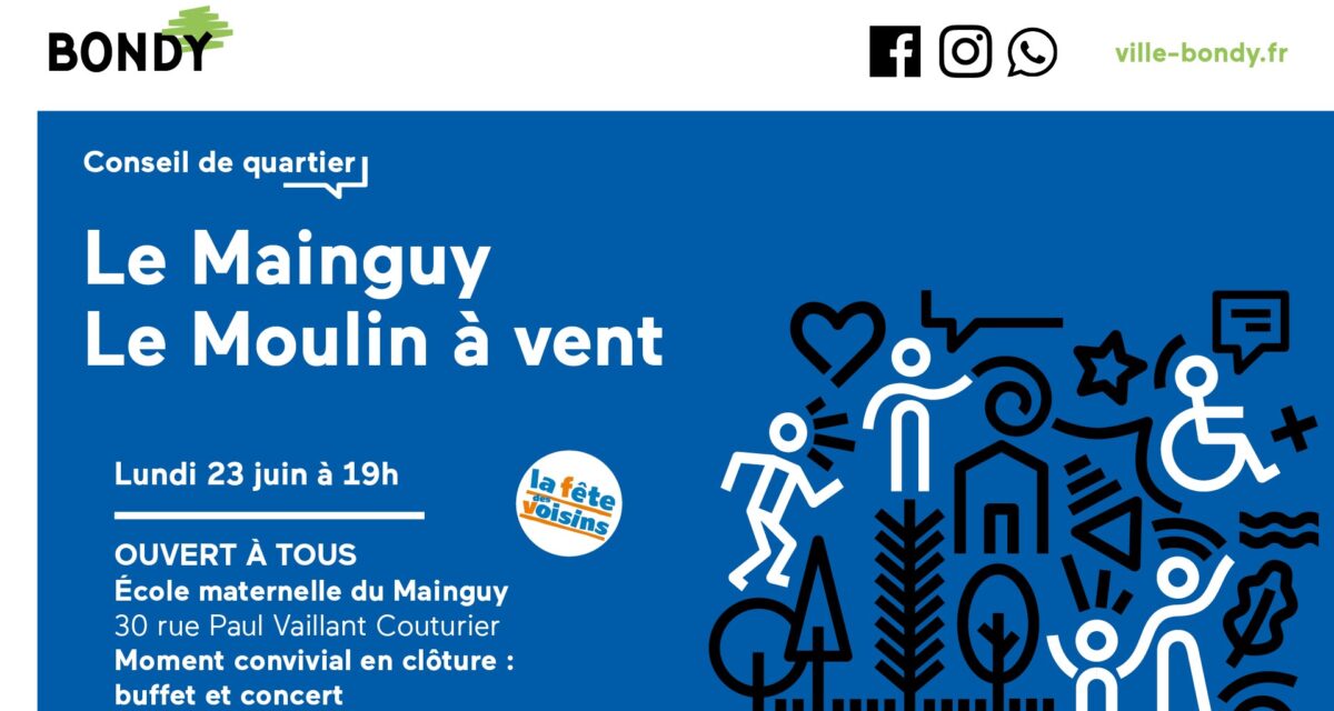 Conseil de quartier mainguy 23 juin
